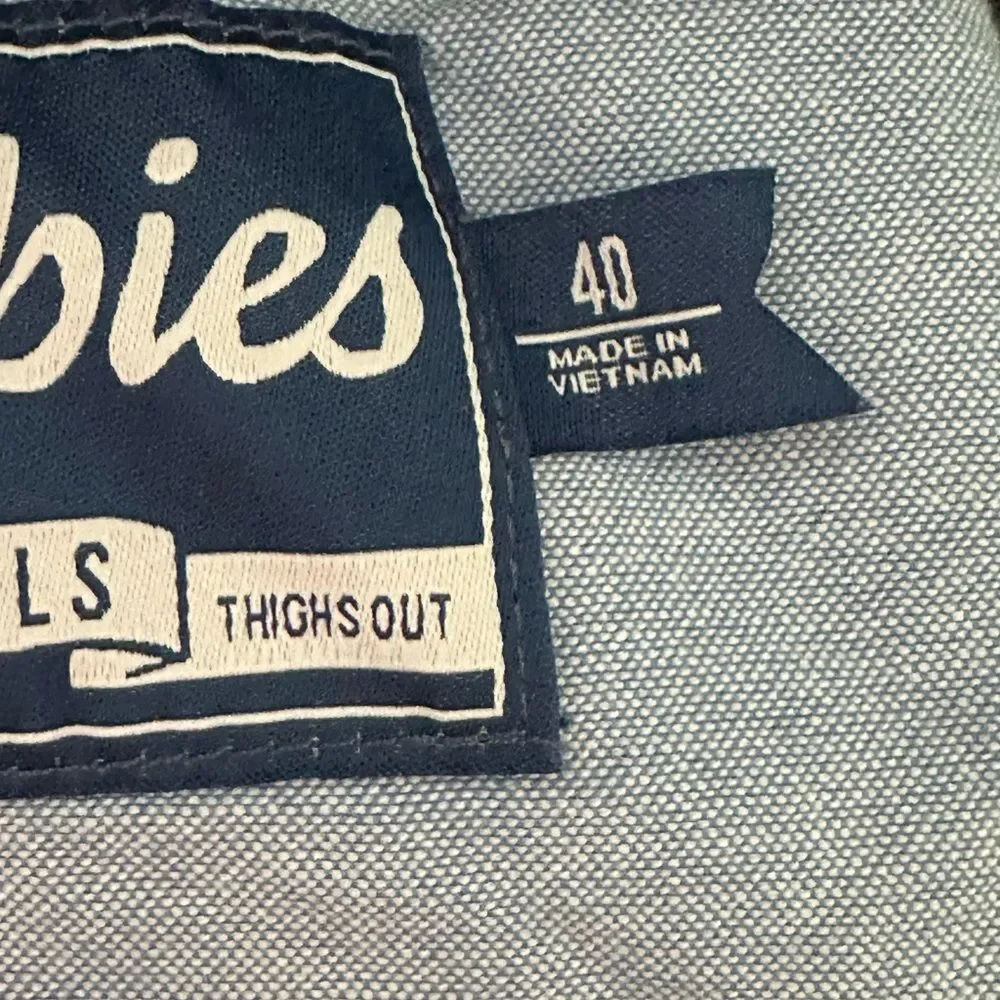 Chubbies Men’s Armada Casual Navy Blue Shorts 7” Seam Size 40